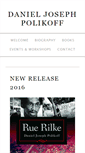 Mobile Screenshot of danielpolikoff.com